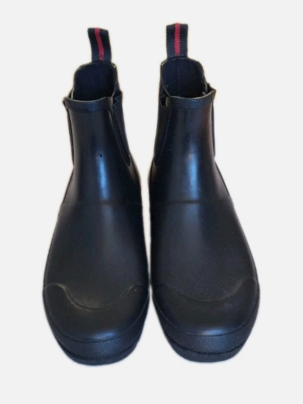 TRETORN BLACK LINA BLACK CHELSEA RAIN BOOTS WATERPROOF SIZE 8